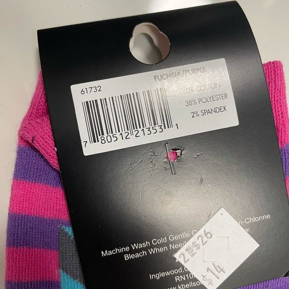 K Bell “BFF” socks. 💗💗💗💗 - Picture 3 of 3